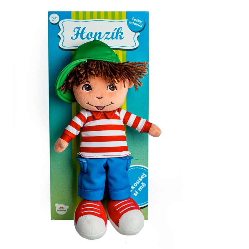 Teddies Panenka kluk Honzík hadrový plyš 30 cm česky mluvící