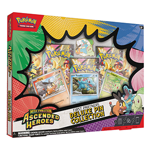 Pokémon TCG: ME02.5 Ascended Heroes - First Partner Deluxe Pin Collection