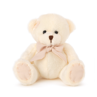 Amek Toys Medvěd s béžovou stuhou - 15 cm