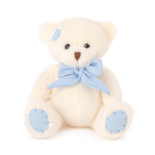 Amek Toys Medvěd s modrou stuhou - 15 cm